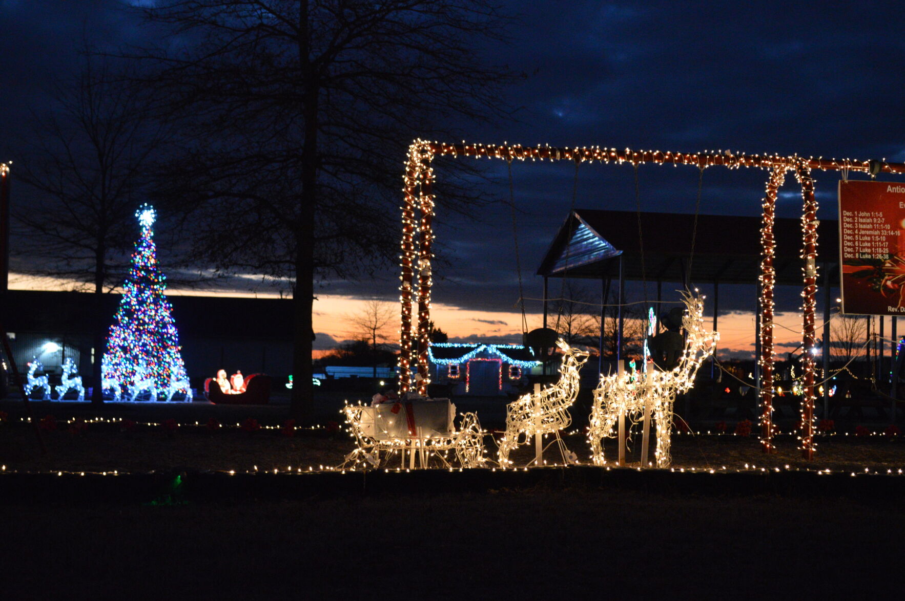 Frankford Christmas lights
